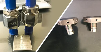 Thread Hold Rupture Discs